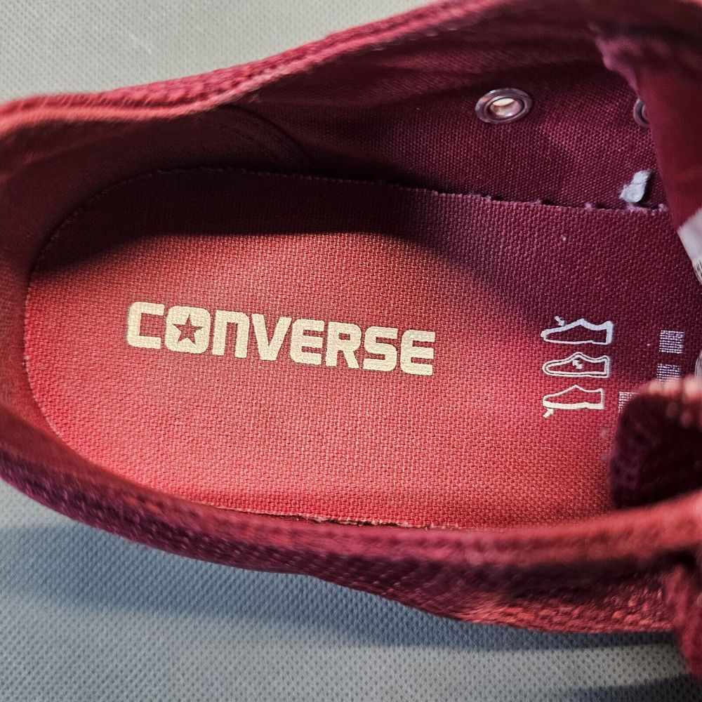 Converse Chuck Tailor All Star Ox Unisex 155420f-RHUBARB/WHITE/BROWN 7w/5m - Picture 3 of 10